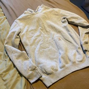 Carhartt Original Fit Light Grey Hoodie - Small